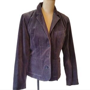 Eddie Bauer beautiful gray Velvet blazer size 4